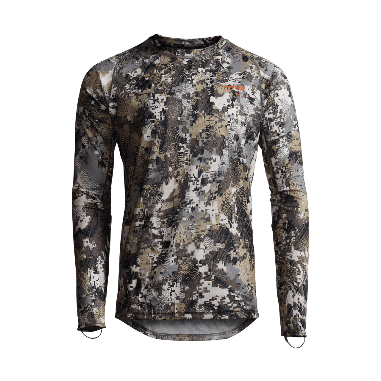 Sitka Core Lightweight Crew Long Sleeve Shirt Optifade Elevated II – Performance Hunting Base Layer