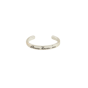 Mud Pie Silver Jesus Loves Me Cuff