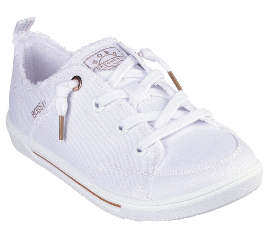 Skechers BOBS B Cute 2.0 Women's White Canvas Sneakers