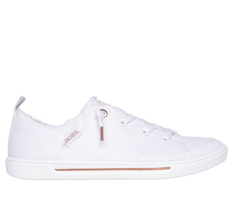 Skechers BOBS B Cute 2.0 Women's White Canvas Sneakers