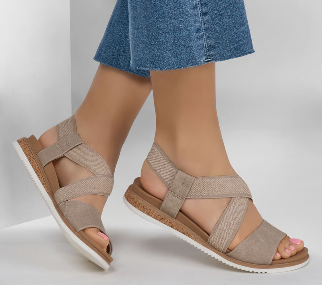 Skechers Desert Kiss Low Women's Sandals – Taupe