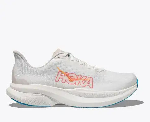 Hoka Women's Mach 6 - White/Nimbus Cloud