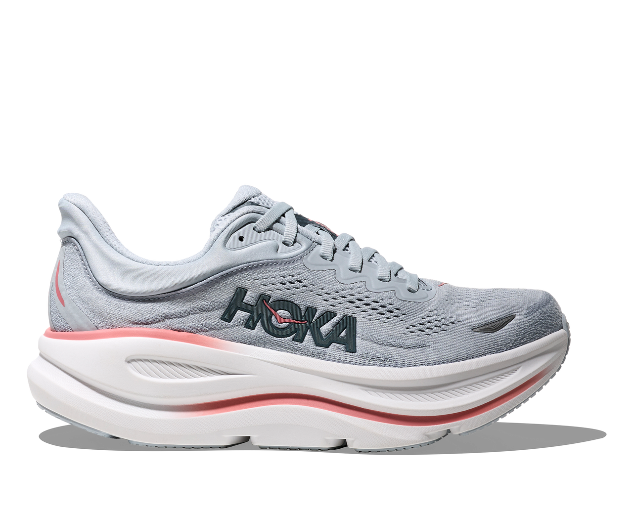 Hoka Women's Bondi 9 - Mineral Blue/Washed Blue