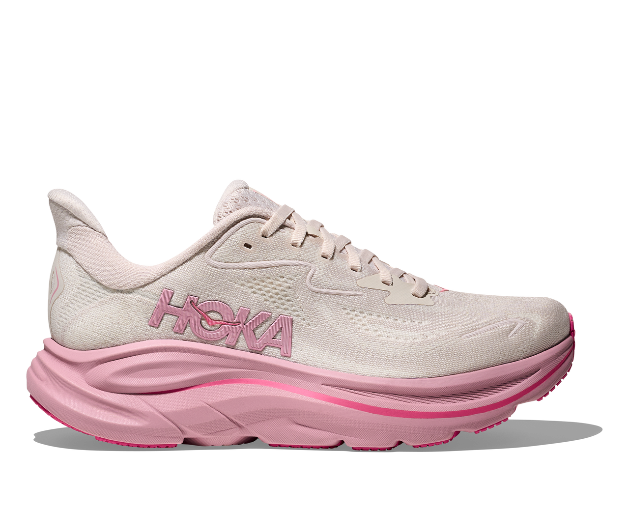 Hoka Women’s Clifton 10 Wide - Rose Cream/Dried Rose