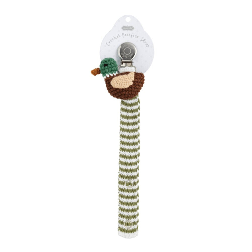 Mud Pie Crochet Duck Pacy Clip