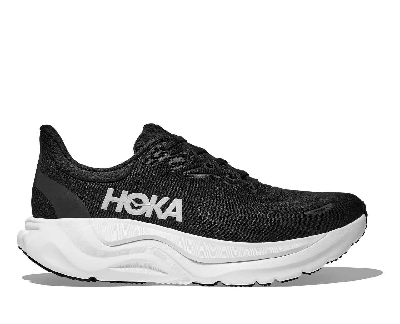 HOKA Arahi 8 Wide Men’s Running Shoe - Black/White