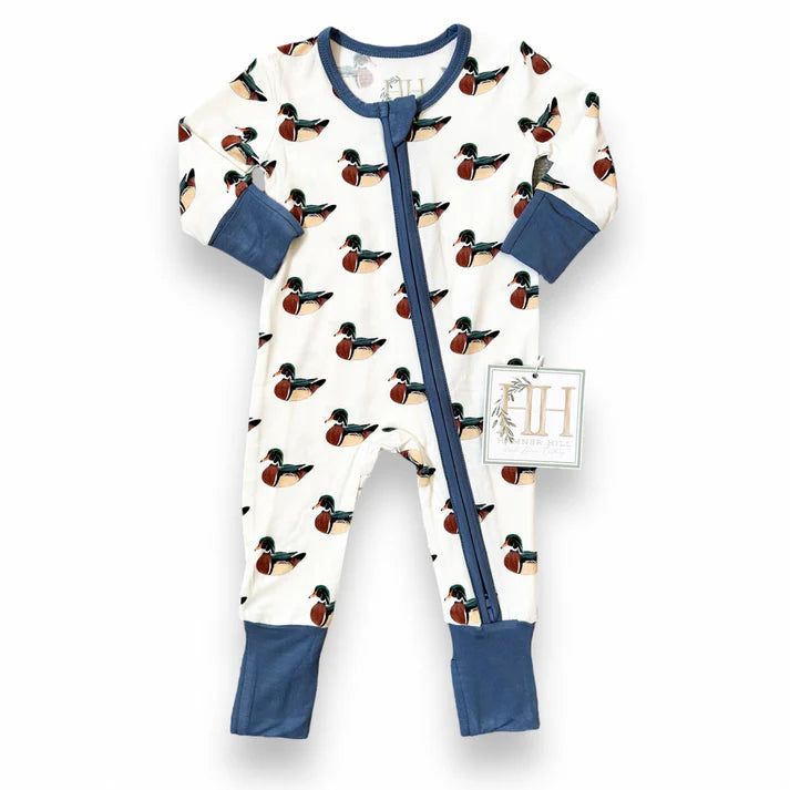 Hamner Hill Boys Delta Timber Double Zipper Romper