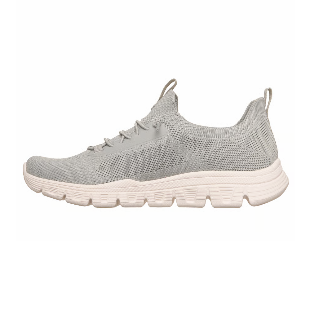 Skechers BOBS B Lite Slight Flex Women's Slip-On Sneakers Light Gray