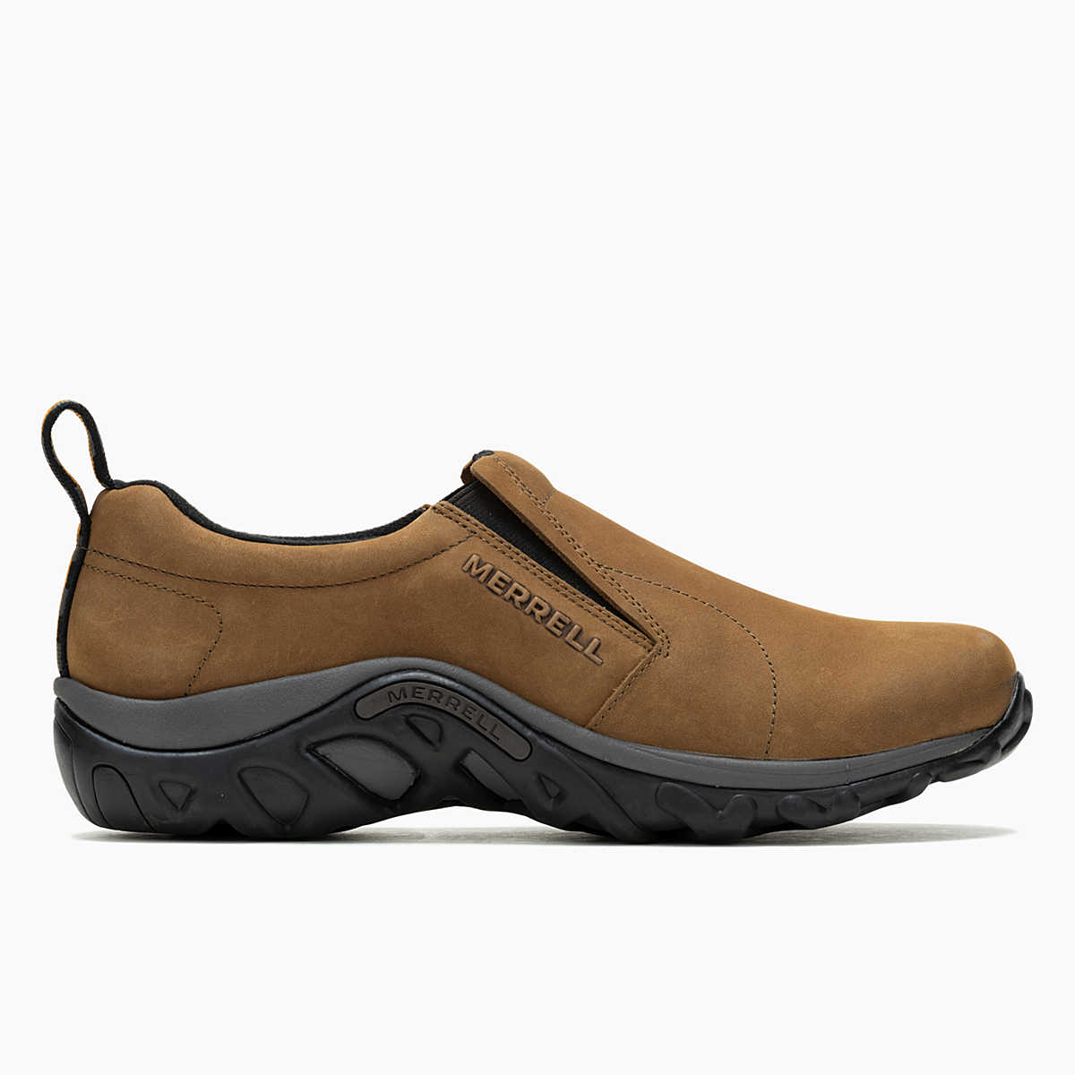 Merrell Men's Jungle Moc Nubuck Slip-On Shoe - Nubuck/Brown