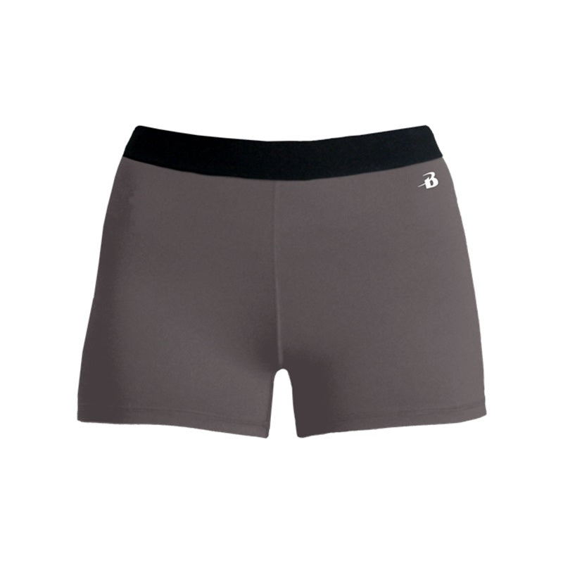 Badger Pro-Compression Girls' Shorts - Graphite