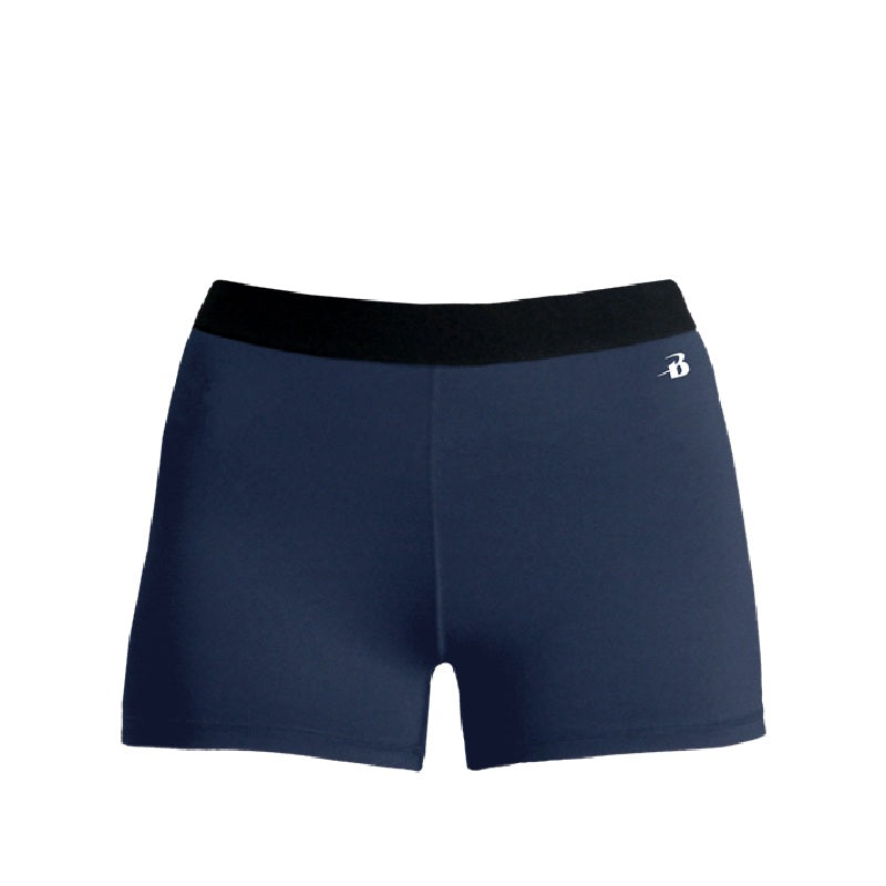 Badger Pro-Compression Girls' Shorts - Navy