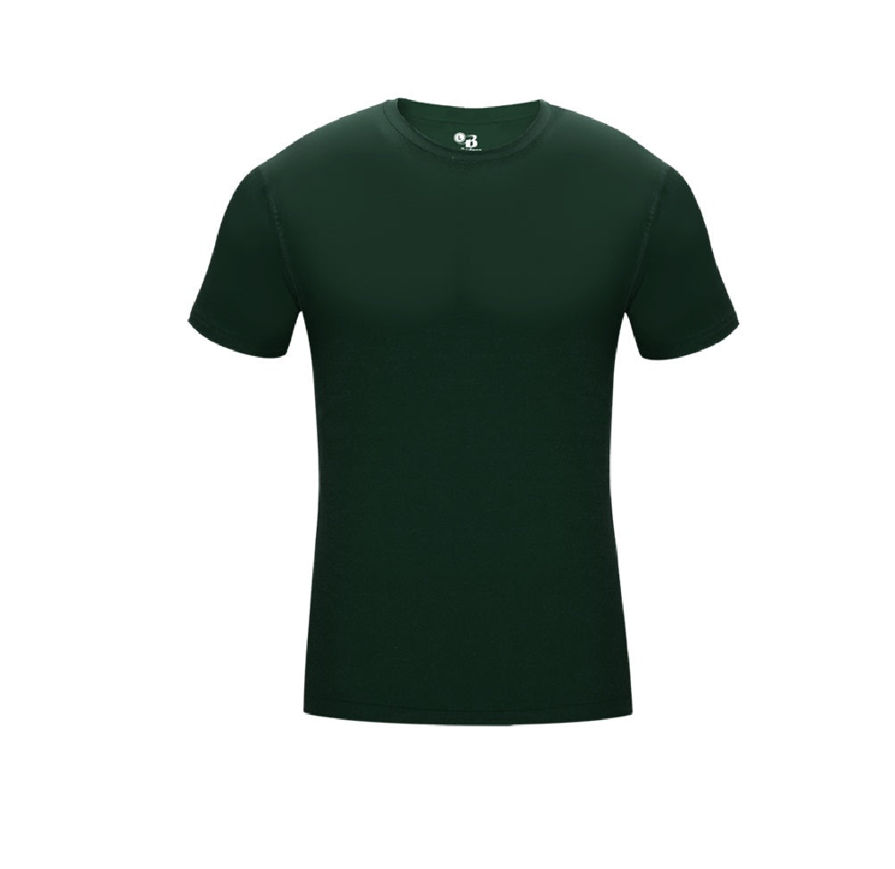 Badger Pro-Compression Crew Neck Shirt - Forest Green