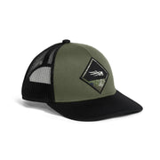 Sitka Optifade Badge Mid Pro Trucker Hat - Olive Green