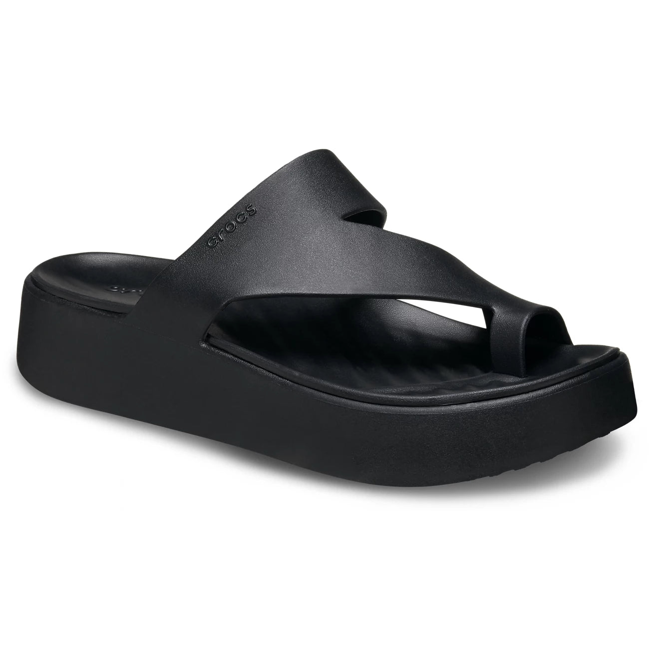 Crocs Women's Getaway Platform Toe Loop - Black