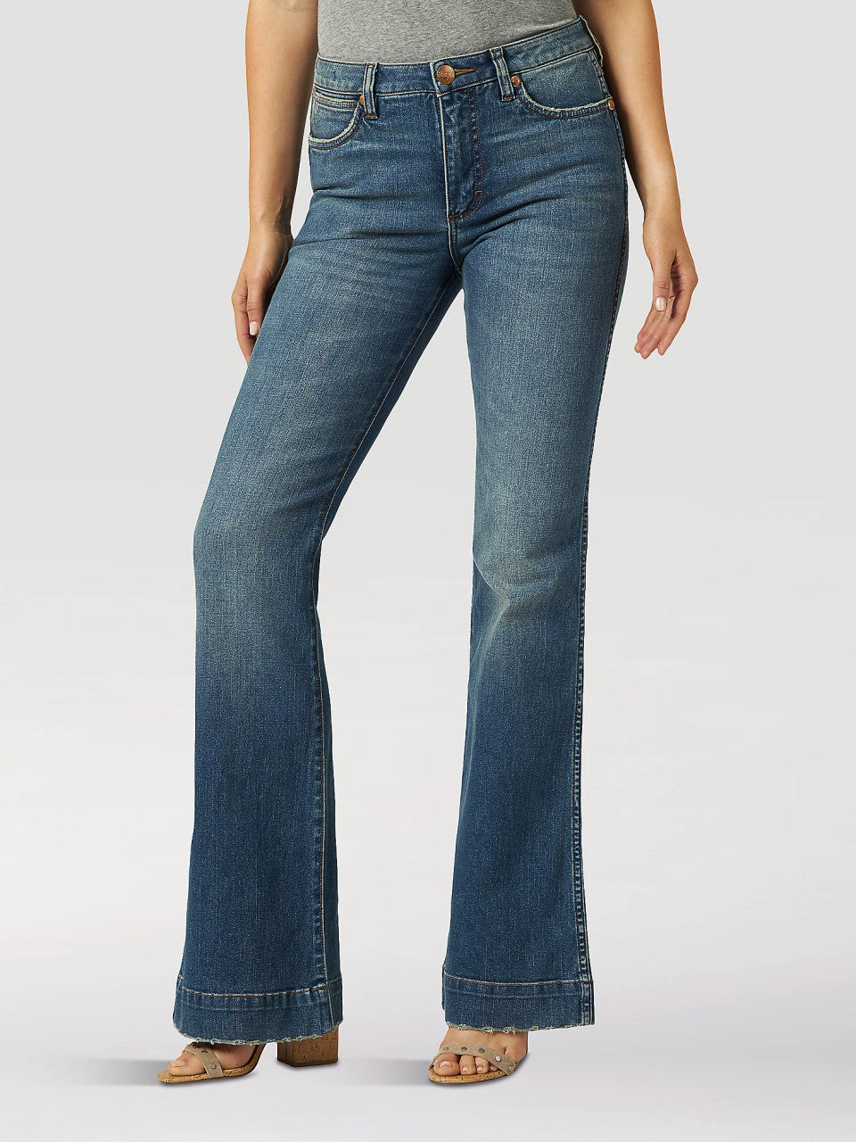 Wrangler Women's Retro Bailey High Rise Trouser Jean - Shelby