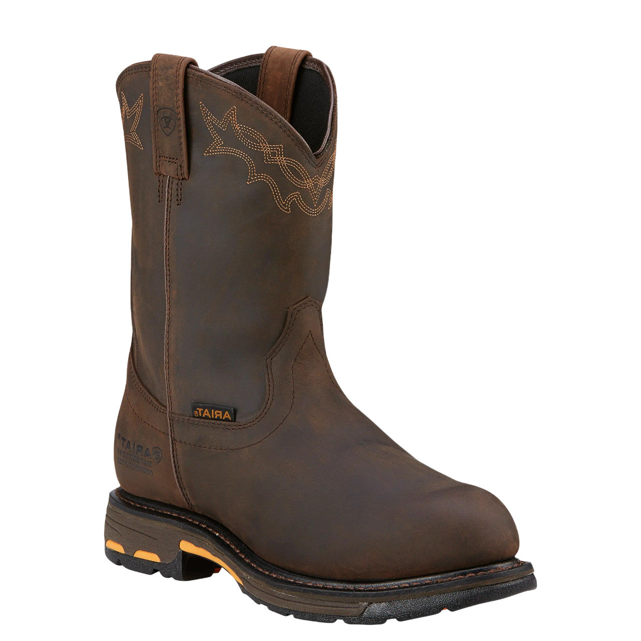 Ariat WorkHog Waterproof Composite Toe Pull‑On Work Boot
