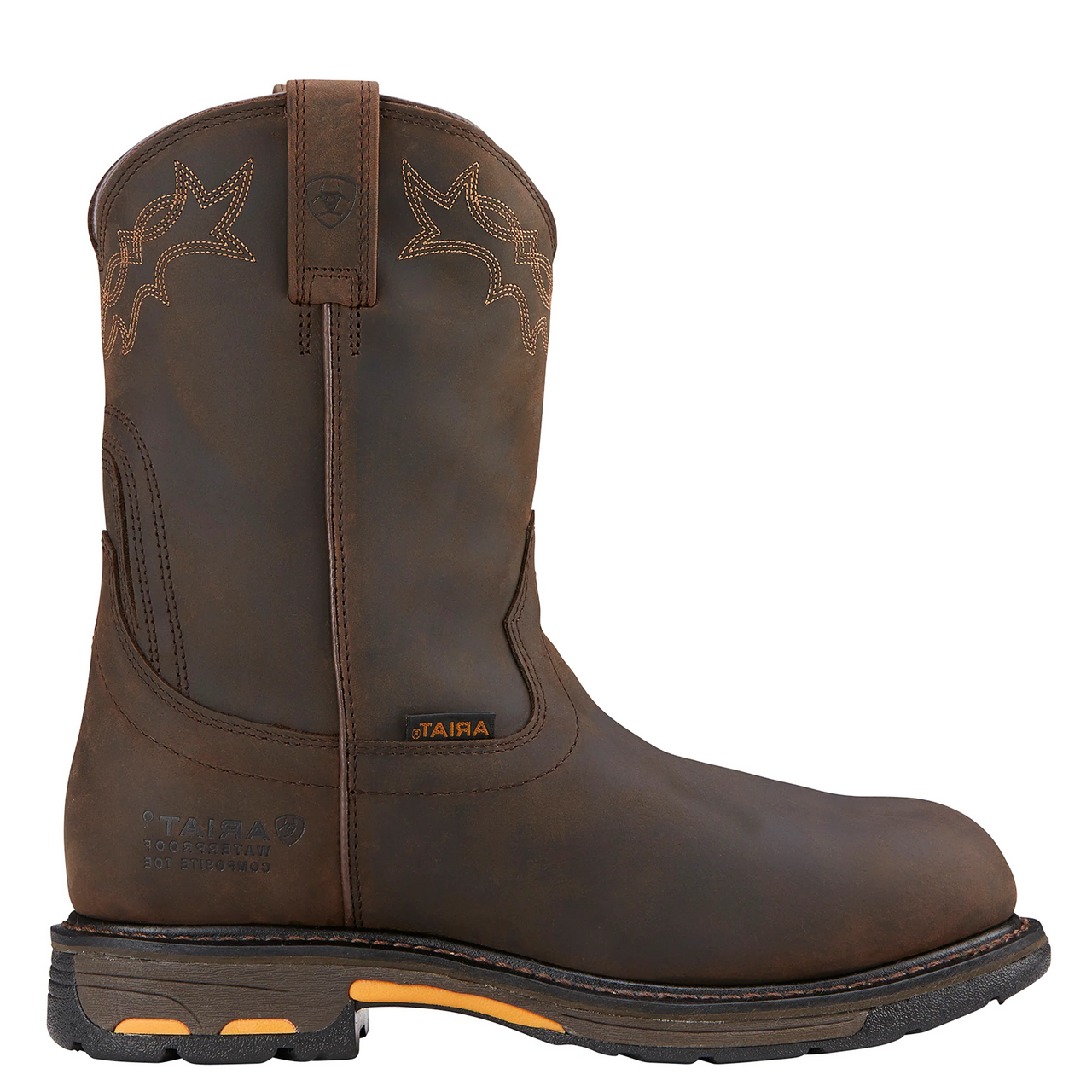 Ariat WorkHog Waterproof Composite Toe Pull‑On Work Boot