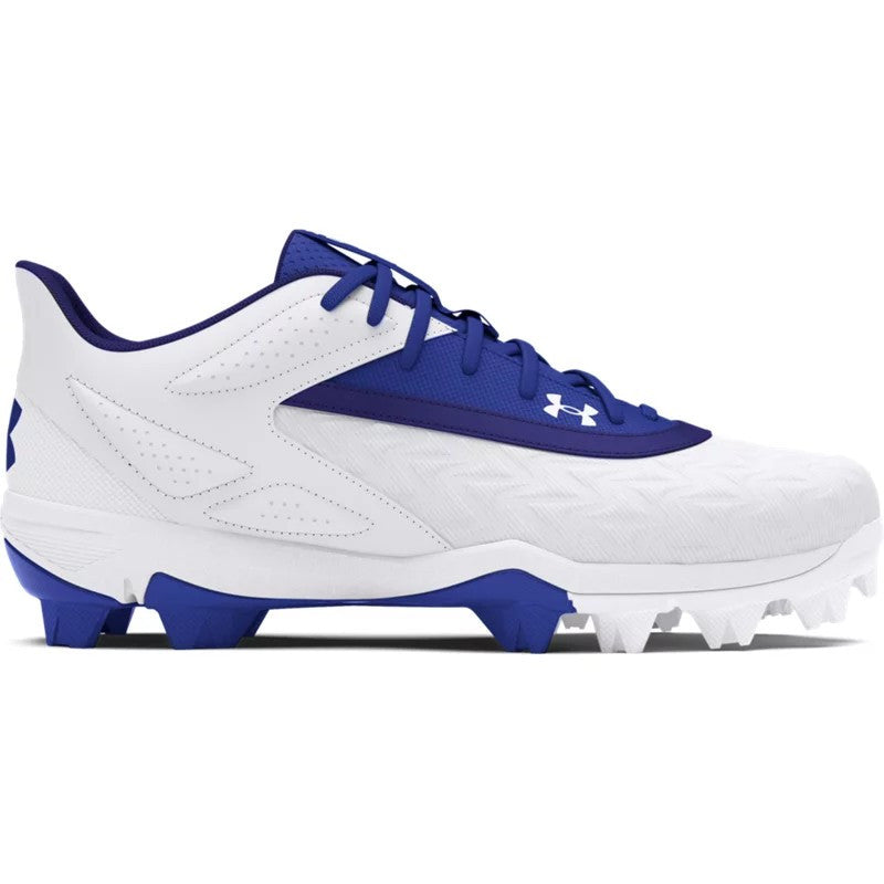Under Armour Boys Leadoff Low RM 3.0 Jr. Baseball Cleats - Royal/White