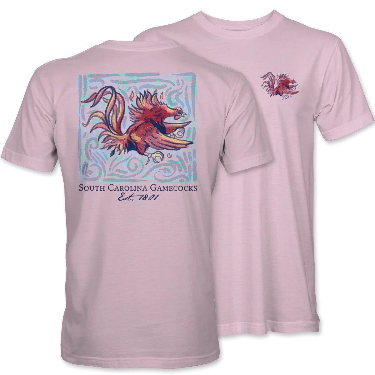 Palmetto Shirt Co Women's Gamecock WaterColor Tee