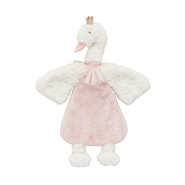 Mud Pie Swan Princess Plush Woobie