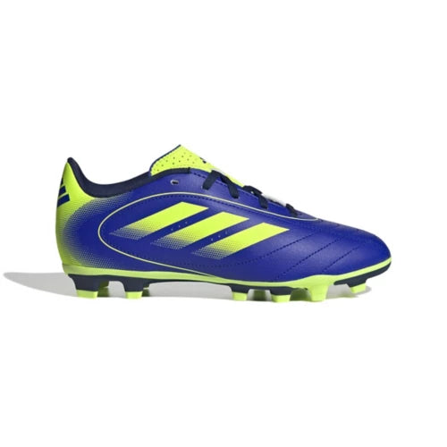 Adidas Big Kids' Goletto IX FG/MG Molded Soccer Cleats -Blue/Lemon/Dark Blue
