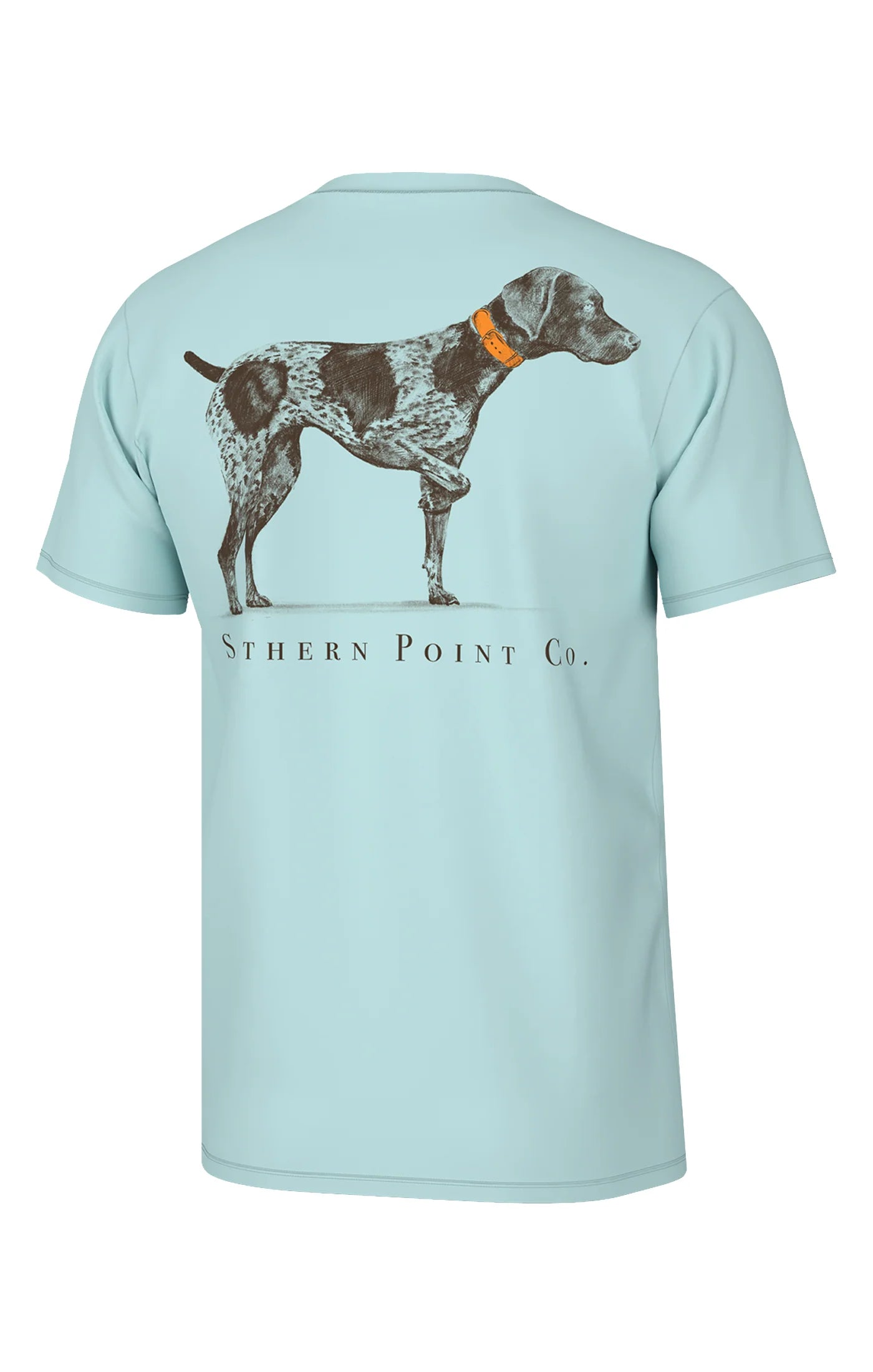 Southern Point Greyton Detail Tee - Pool Water
