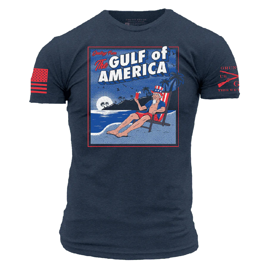 Grunt Style Greetings From The Gulf of America Tee - Midnight Navy
