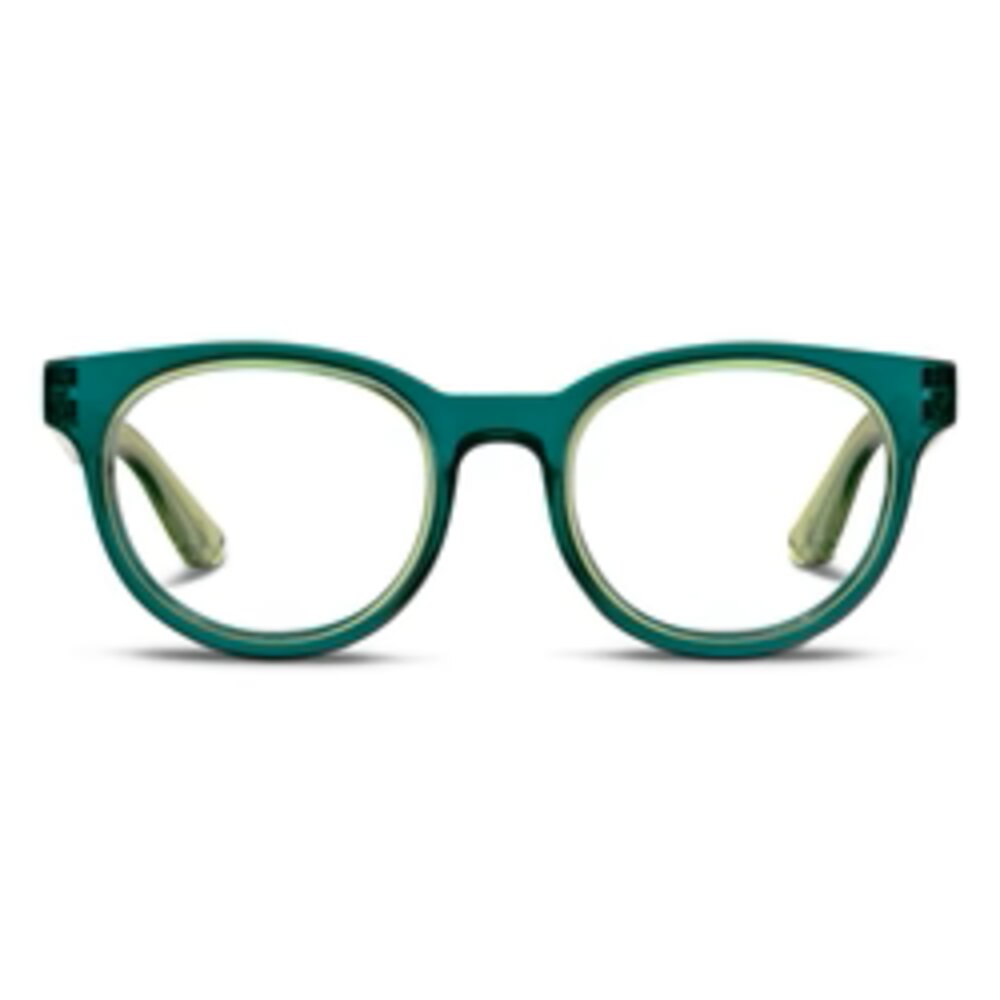 Peepers Olympia Reading Glasses – Teal/Light Green Square Frame