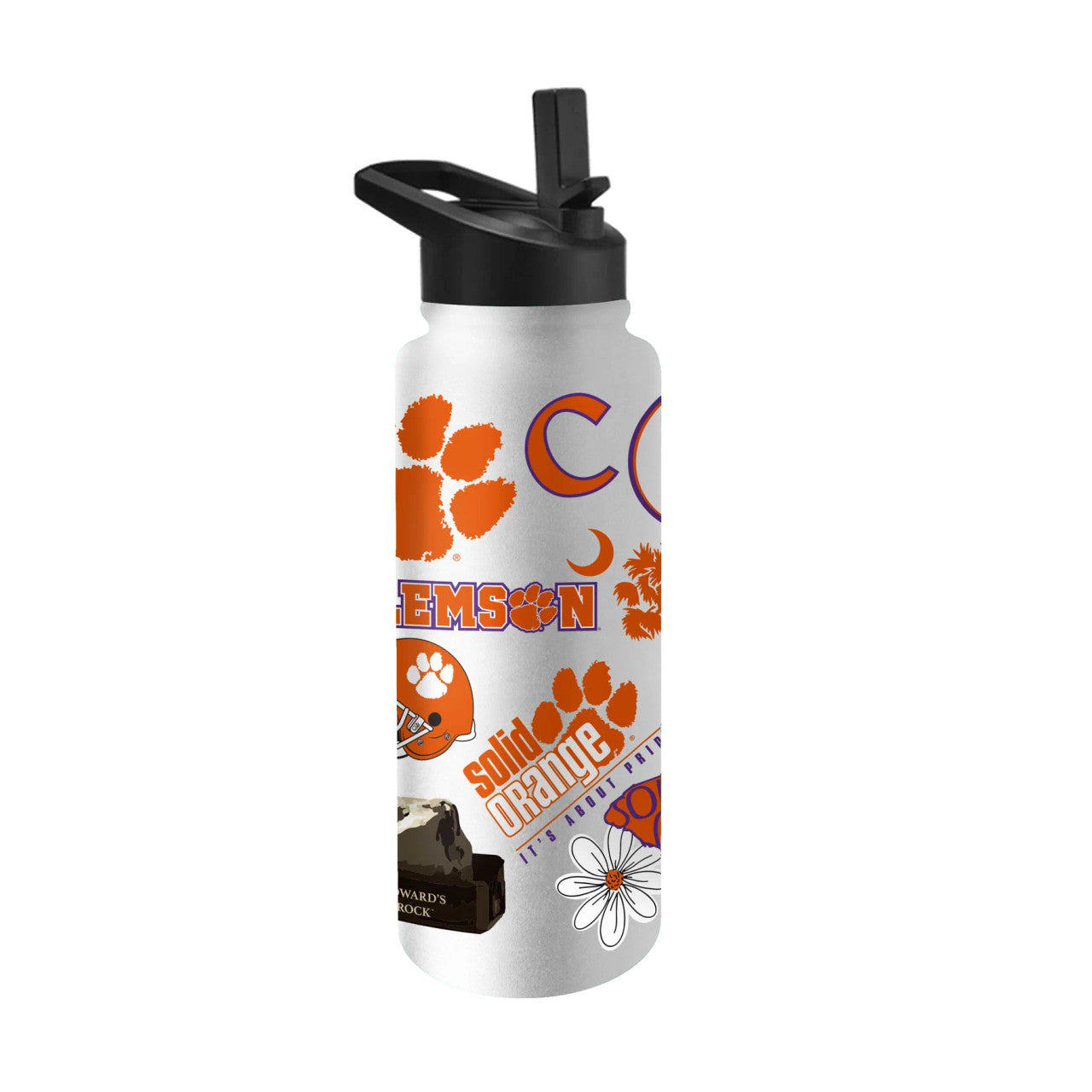 Logo Clemson 34oz Native Quencher Bottle