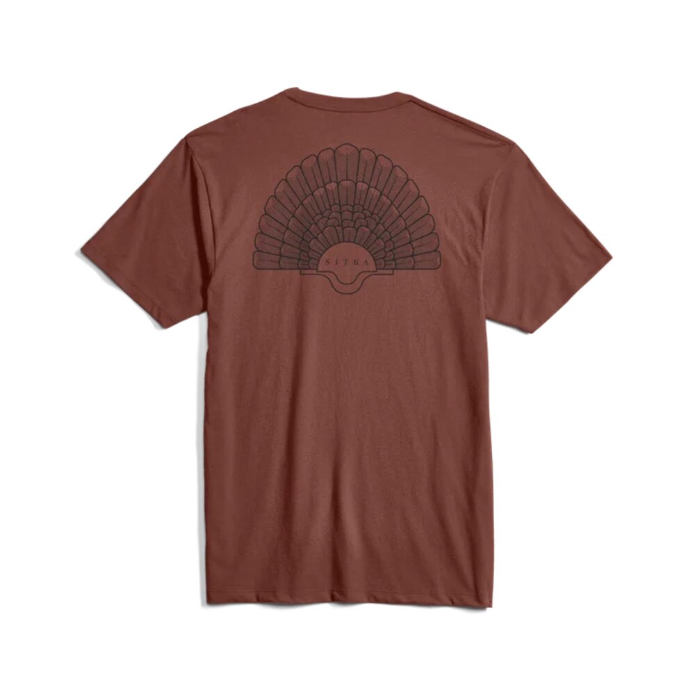Sitka Fan Tee - Red Clay