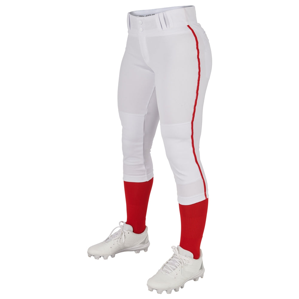 Champro Girls Tournament Low-Rise Softball Pants with Braid