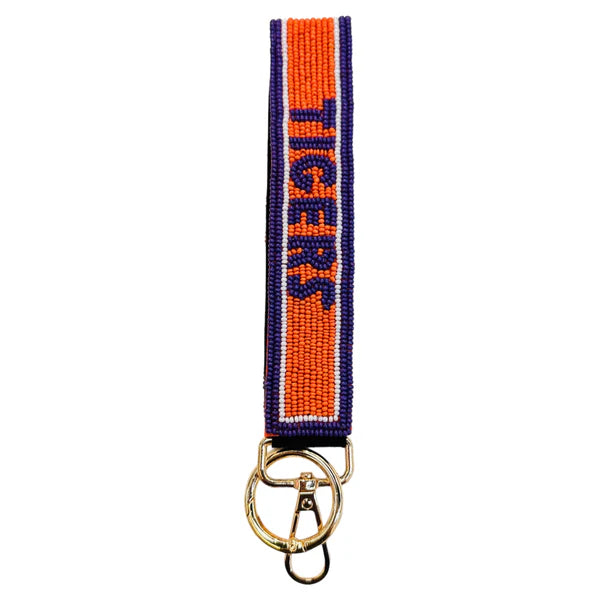 Queens Designs Gameday Beaded Wristlet