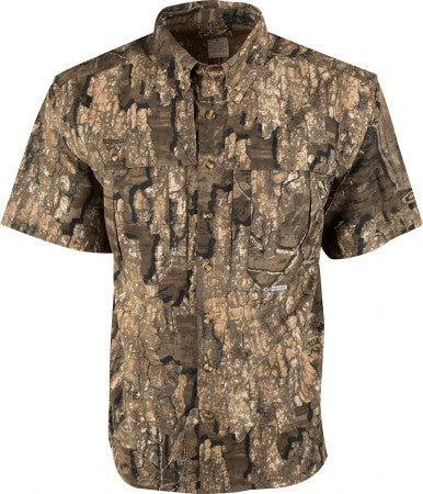 Drake Waterfowl Vented Wingshooter's Short Sleeve Shirt