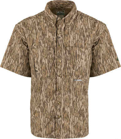 Drake Waterfowl Vented Wingshooter's Short Sleeve Shirt