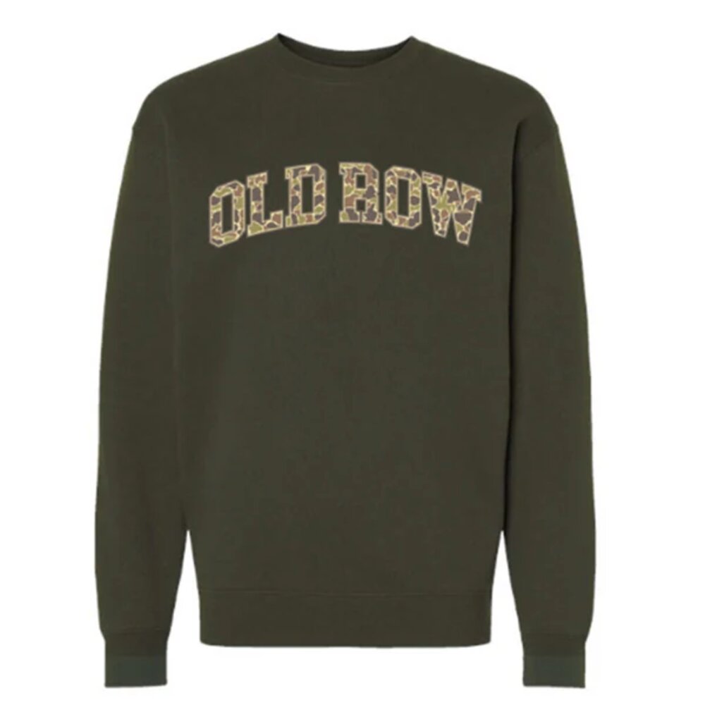 Old Row Camo Arch Crewneck Sweatshirt