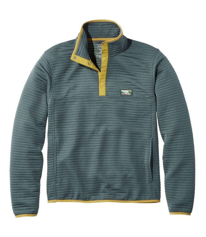 L.L. Bean Men's Airlight Knit Pullover - Rangeley Blue