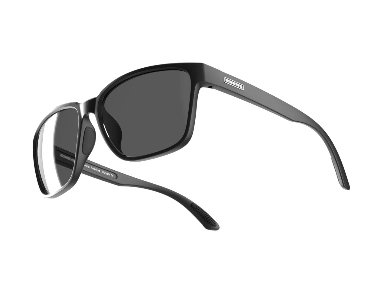 Rheos Mutiny Floating Polarized Sunglasses Gunmetal Smoke Lens