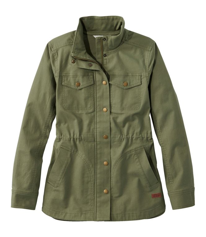 L.L. Bean Women's BeanFlex Utility Jacket - Deep Olive
