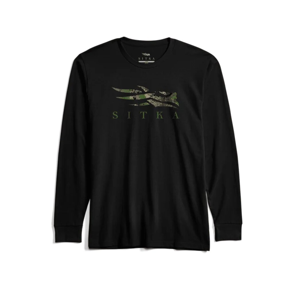 Sitka Icon Optifade Long Sleeve Tee - Black Cover