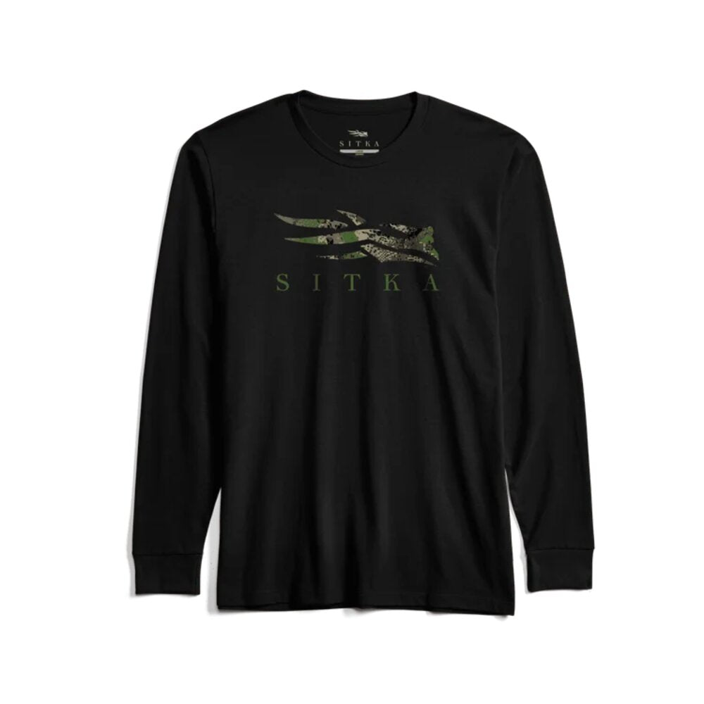 Sitka Icon Optifade Long Sleeve Tee - Black Cover