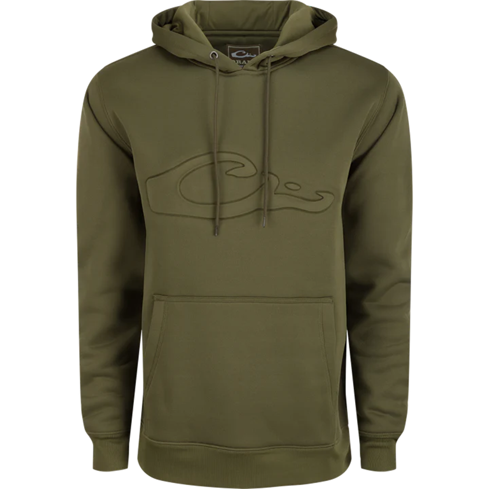 Drake Back Eddy Embossed Logo Hoodie