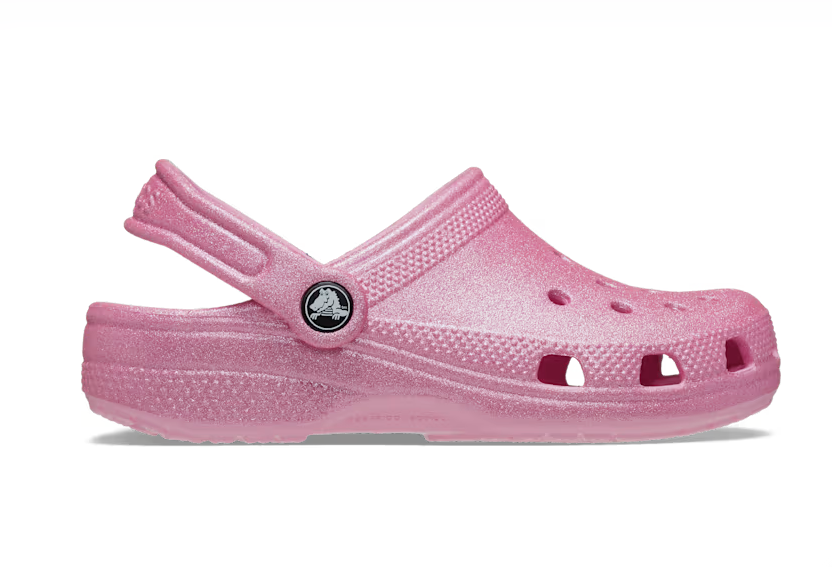 Crocs Girls' Classic Glitter Clog