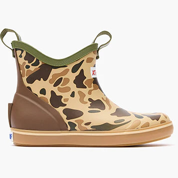 XTRATUF Toddler Boys' Ankle Deck Boot - Duck Camo
