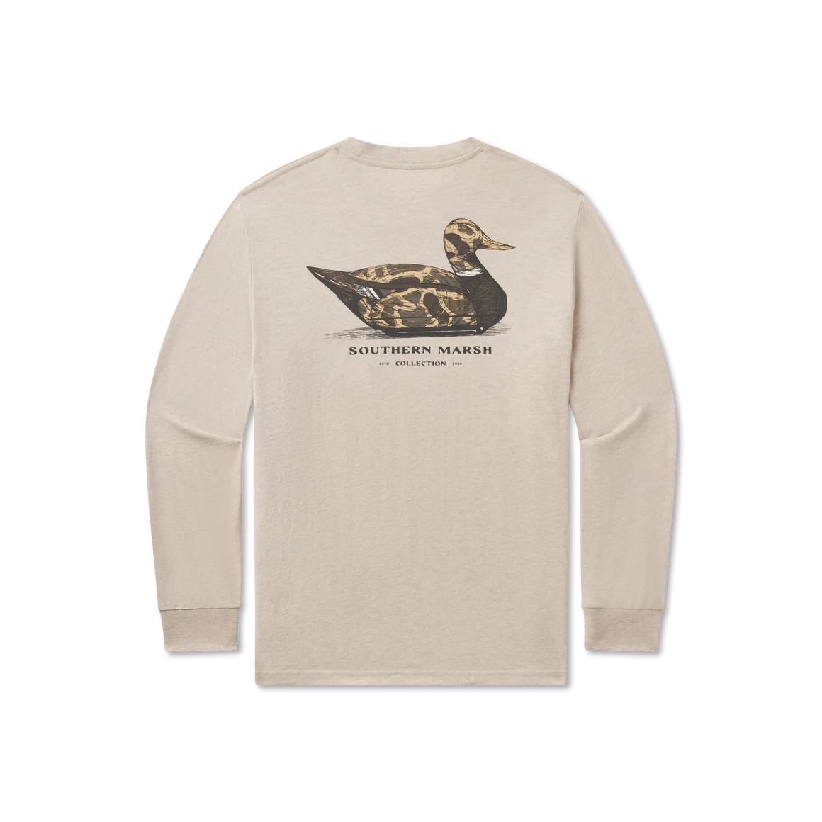 Southern Marsh Men's Long Sleeve Vintage Duck Decoy Tee