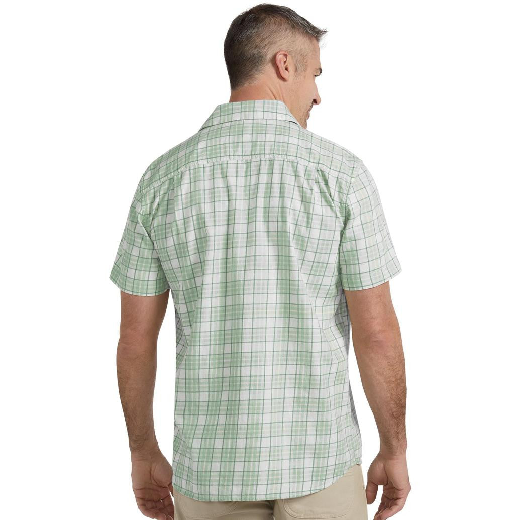 Carhartt Men's Bozeman Relaxed Short Sleeve Plaid Shirt - Smoked Teal