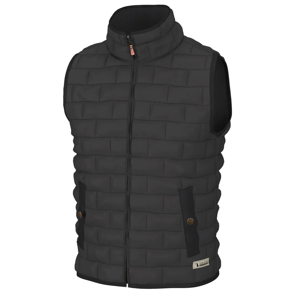 Local Boy Youth Boys Brick Quilted Vest
