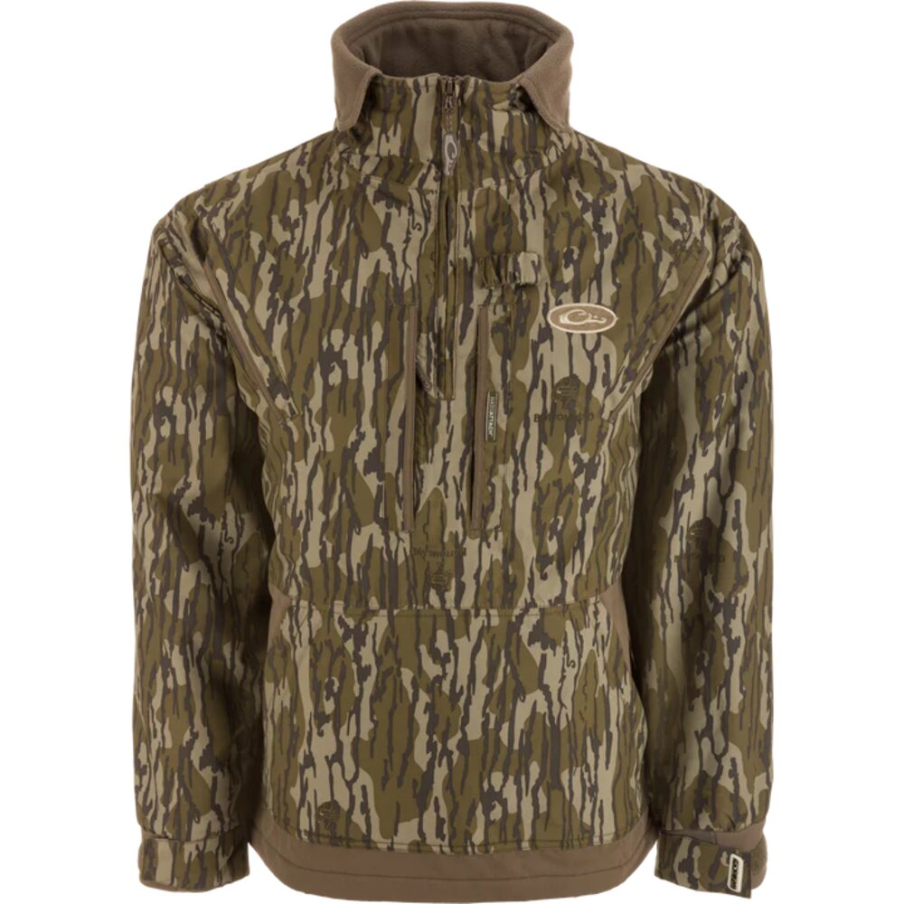 Drake MST Waterproof Fleece-Lined Quarter Zip Jacket