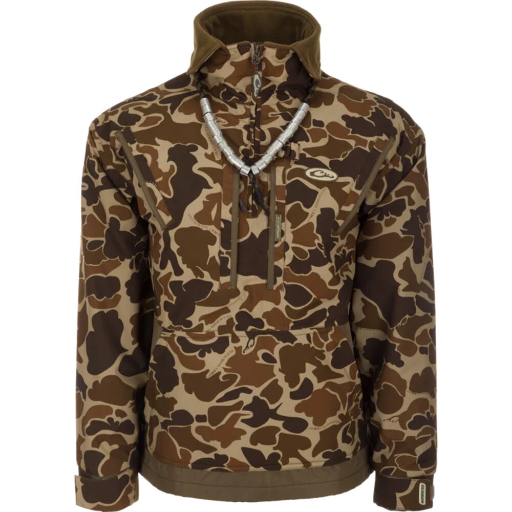 Drake MST Waterproof Fleece-Lined Quarter Zip Jacket