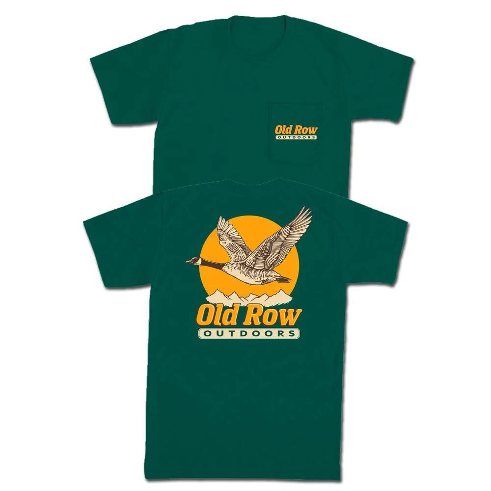 Old Row Men's Outdoors Goose Pocket Tee