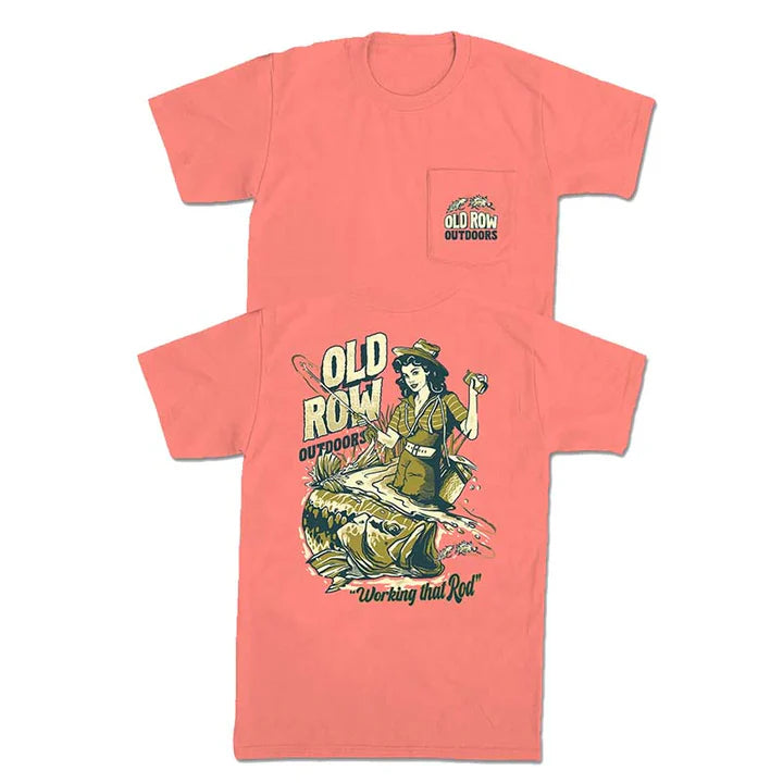 Old Row Men's Working That Rod Tee